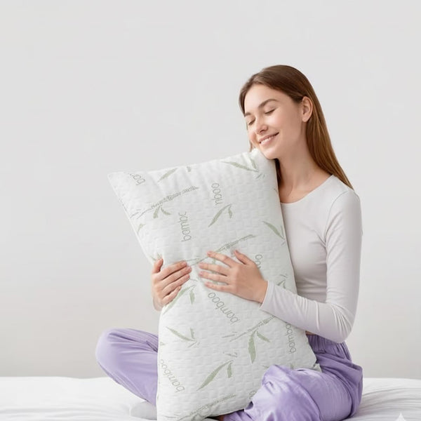 Luxury Bamboo Pillow | Smooth, Breathable Sleep Comfort