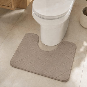 Mink U-shape memory foam toilet mat 50x40cm