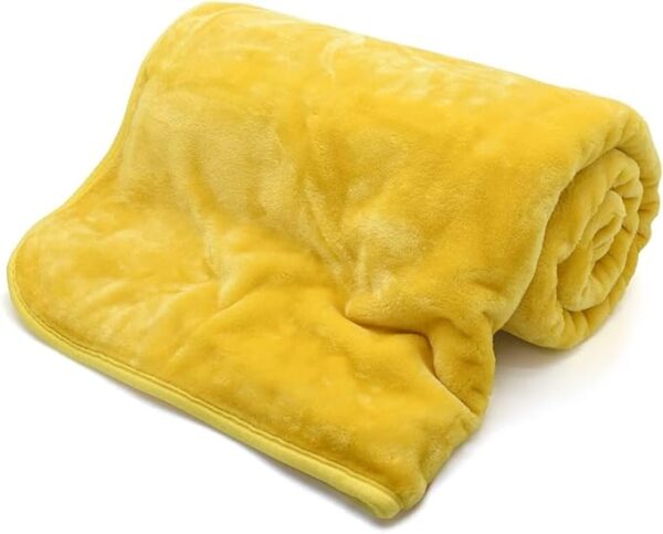 Night Zone Luxury Faux Fur Mink Fleece Throw Over Sofa Bed Soft Warm Blanket - Image 2