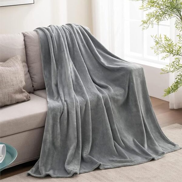 Night Zone Luxury Faux Fur Mink Fleece Throw Over Sofa Bed Soft Warm Blanket - Image 6