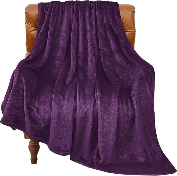 Night Zone Luxury Faux Fur Mink Fleece Throw Over Sofa Bed Soft Warm Blanket - Image 4
